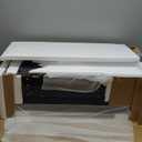 Tall Nightstand Set of 2 Side Table with 2 Drawers Modern Night Stand Wooden Rustic End Table Bedside Table with Upper Open Shelf Solid Feet for Bedroom,Navy Blue+Walnut