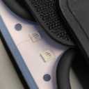 Red Light Therapy for Eyes, 3 Modes Under-Eye Red Light Eye Mask, Eye Massager for Fine Lines Eye Bags and Dark Circles for Men Women(Black)