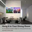 BAISITE Diamond Art Kits for Adults Beginners,2 Pack Round 5D Paint with Diamonds Pictures Full Drill Cross Stitch Home Wall Decor DIY Crafts Kits(12x16 Inches) BSTDPK809-810