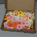 Groovy Retro Flower Sunglasses Headbands Party Favors Daisy Flower Costume Accessories Set 60s 70s Party Gifts for Kids (12 Pcs)