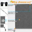 Outdoor Roller Shades for Patio 12'Wx8'H Gray, 90% UV Block & Privacy Protection Outdoor Blinds, Cordless Porch Shades Outdoor Roll Up with Splicing Design 20-Min Install