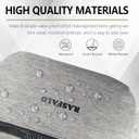 Fanny Pack & Crossbody Bag for Men Women, Fashion Waist Packs Adjustable Belt Bag for Sports, Workout, Traveling, Jogging, Hiking Hands-Free Carrying All Phones (Style 02, Linen Gray)