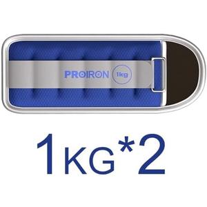 PROIRON Ankle Weights Wrist Leg Weights for Women Men 2 LBS in Pair Reflective Ankle Weight Set for Fitness Exercise Jogging Aerobics