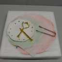 3-Tier Ceramic Serving Stand,Cake Stand-Dessert Stand-Cupcake Stand-Tea Party Serving Platter (3 Color-Gold)