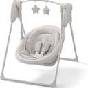 Graco Slim Spaces Compact Baby Swing - Indoor Infant Swing, Baby Registry Must Have, Gifts for New Parents