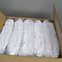 HAINARverS Stretch Spandex Folding Chair Covers 50PCS, Universal Fitted Chair Cover Protector for Wedding, Party, Banquet, Holidays, Celebration, Decor (White, 50 PCs)