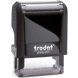 Trodat 4911 Return Address Stamp - Custom Text Stamp - Choose from Many Fonts & Colors! (SMALL)