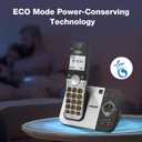 VTech VG232-2 DECT 6.0 Cordless Phone with Answering Machine, 2 Handsets Large Backlit Display, Big Buttons, Full-Duplex Speakerphone, Caller ID
