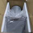 6 Inch Hooded Wall Vent with Screen and Damper,6 Inch Exhaust Vent Cover Cap for Outdoor Kitchen Range Hood Dryer Ventilation,Outside Wall Mount Extractor for House Air Exhaust, Galvanized Steel,Gray