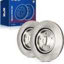 KAX 12.99in Front Disc Brake Rotors Pair Replacement for Dodge, Chrysler, Volkswagen, Ram- Grand Caravan/Journey/Pacifica/Town & Country/Voyager/C/V/Routan