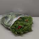 Prelit 50LED - 9 Ft by 12 Inch Christmas Garland with Lights Timer, Real Touch Norfolk Pine Cedar Garland 150 Cypress & 50 Norfolk PE Tips Berries Pine Cones for Indoor Fireplace Mantle Table Decor