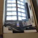 JOYEYE Solar Street Light 6800W, Solar Street Light Outdoor High Lumens, Solar Parking Lot Lights 7000K, Solar Lights Outdoor Motion Sensor Dusk to Dawn for Parking Lot, 2 Pack