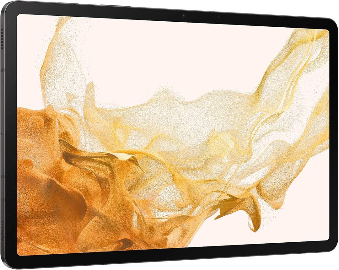 SAMSUNG Samsung Galaxy Tab S8+ Plus w/Low Latency S-Pen (128GB, 8GB) 12.4 120Hz AMOLED, Snapdragon 8 (4nm), All Day Battery, Android 12 Wi-Fi Tablet SM-X800 US Model (Graphite)