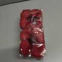 4 x CO-RODE 1200pcs Wedding Decoration Silk Dark Red and Burgundy Rose Petals, Artificial Flowers(Burgundy)