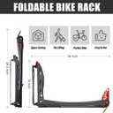 Wallmaster BIKEPAL Swivel Bike Rack, Wall Mounted Vertical Bike Storage Hanger, Space Saving for Home and Garage, 2 Pack