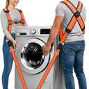 Ytonet Moving Straps, 2-Person Lifting and Moving System, X-Shaped Back Padded Movings Straps for Lifting Appliance, Furniture Strap Move Heavy Objects Up to 800lbs for Mattresses, Refrigerator, Sofa