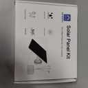 ECO-WORTHY Solar Panel for Ring Camera Outdoor Wireless, 5W Fast Charging Compatible with Rings Spotlight & All-New Stick Up Outdoor Cam with USB-C & Barrel Plug, USB C Solar Panel 5V, 9.8ft Cable3m