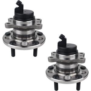 Autoround 512495 Pair Rear Wheel Bearing and Hub Assembly Compatible with 2014-2019 Kia Soul, 2015-2019 Kia Soul EV 5 Lugs w/ABS
