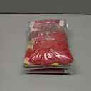 2 x Red Valentines Day Decorations Set, I Love You Banner 1000Pcs Rose Petals Red Pink Heart Hanging Streamer Foil Balloons Paper Pompom Foil Curtain for Wedding Romantic Anniversary Party Decor