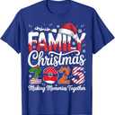 Family Christmas 2025 Matching Outfit Xmas Squad Santa T-Shirt Small