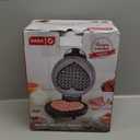 Dash Express Waffle Maker -Electric Waffle Maker for Creative Homemade Treats - Dual Nonstick Cooking Surfaces, Easy Food Release & Quick Cleanup - Compact, Space-Saving Design - 8 Inches - Red Heart