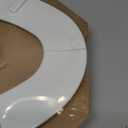 Mayfair Cassel Slow Close Toilet Seat, Easy Clean, Non Slip Premium Wood Seat, Easy Install, Made in USA, Elongated, White