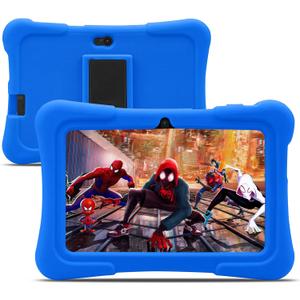 7 Inch Kids Tablet, Android Toddler Tablet, 32GB, WiFi, Educational Games + Parental Control, Kids Software Pre-Installed, Includes Kid-Proof Case, Dark Blue