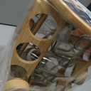 New England Stories Revolving Spice Rack Set with 20 Spice Jars, Kitchen Spice Tower Organizer for Countertop or Cabinet - Carousel Storage Includes 386 Spice Labels (Bamboo)