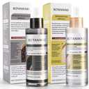 Peel Shot Glow Black & White Rice Peeling Ampoule Set 80ml Daily Soft Exfoliating Face and Body Scrub Dead Skin Cells Remover gifts for women