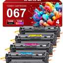 InkNI 067 067H Toner Cartridge Set Replacement for Canon 067 Toner Cartridge Set for Canon ImageCLASS MF656Cdw MF654Cdw LBP632Cdw LBP633Cdw MF653Cdw Printer Ink High Yield (Black Cyan Magenta Yellow)