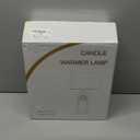 PoKat Electric Candle Warmer Lamp Black, Modern Lamp Candle Warmer with Timer Dimmer, Wax Light Warming Table Lamp for Jar Candles, Bedside Lamp for House Warming Home Decor Living room, Bulb Included (Set of 1 - Matte Black With Black Finish)