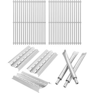 Grill Parts for Broil King Grill Replacement Parts Signet 320, Sovereign 9865-54 9468-54 9468-84, Grill Parts for Broil-Mate, Sterling, 15" Grill Grate, Flav-R-Wave Heat Plate and Burner