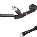 VR Gunstock for Meta Quest 3 Controller Accessories Gun Stock for Quest 3S /Quest 2 FPS Gaming Customized Shape Sizes (Black)