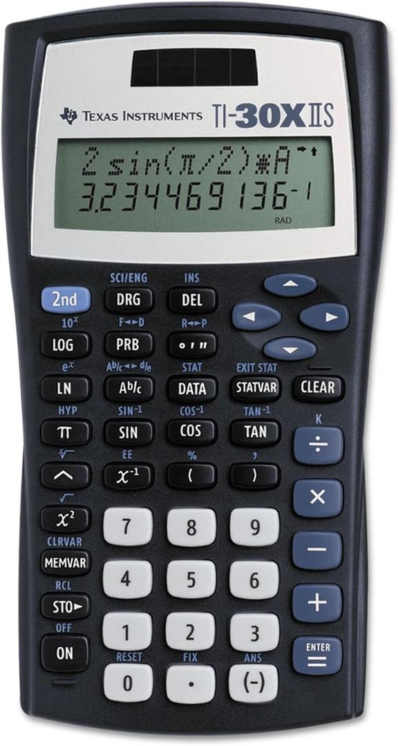 Scientific Calculator,w/Equation Recall ,3-1/5"x6-1/10"x3/4", Sold as 1 each