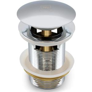 FerdY Pop-up Drain for Freestanding Bathtub, Polished Chrome Finish, cUPC Certification, Freestanding Bathtub Drain Stopper