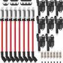 UF414 Ignition Coils Pack & Double Iridium Spark Plugs & 10.2MM Spark Plug Wires for Chevy Avalanche Express Tahoe Silverado Suburban 1500 2500 3500/GMC Savana Sierra Yukon/Cadillac Escalade