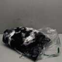 MustMat Faux Cowhide Rug Black and White Cow Print Area Rug Large Animal Hide Carpet Western Decor 5.2ft x 6.6ft