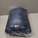 BEDELITE Fluffy King Size Comforter Set - Navy Blue Fleece Soft Comforter for King Size Bed, Luxury Warm Bedding Set for Winter, Fuzzy Bed Set 3 Pieces (1 Comforter, 2 Pillowcases)