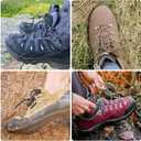 2 x DELELE Round Work Boot Laces: Heavy Duty Hiking Shoe Laces for Boots 2 Pair