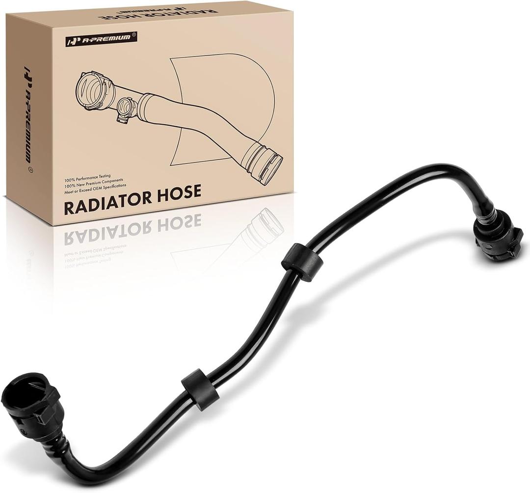 A-Premium Engine coolant reservoir hose Compatible with 2016-2020 BMW 530e, 530e xDrive, 530i, 530i xDrive, 540i, 540i xDrive, 740e xDrive,740i, 640i xDrive Gran Turismo, Replace # 17128602599