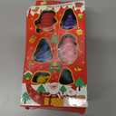 3 x 6 Pack Christmas Mini Crayons Toys, 6 Colors Christmas Tree Snowman Santa Crayons for Boys Girls Boys Christmas Stocking Stuffers Birthday Party Favors Gifts