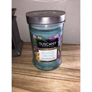 Tuscany Candle, Limited Edition Seaside orchid, With Essential Oils, Sea Breeze and Coastal Blooms 18OZ