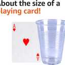 Amazon Basics Small Disposable Clear Plastic Cups, 9oz, 100 Count