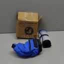 Supet Raised Inflatable Dog Cone Collar to Stop Licking, Soft Dog Cone Alternative After Surgery, Pet Neck Donut Collar for Small Medium Large Dogs (XXL(Neck 18.5"-23.5"), Solid Blue)