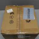 Waterproof Brass Outdoor Wall Lanterns (2-Pack) - E26 Socket & Glass Shade Exterior Wall-Mounted Lights, Rustproof Modern Sconces for Front Door, Porch, Yard & Entryway