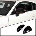 Car Side Mirror Decoration Cover Compatible with Subaru BRZ & Toyota 86 2022,This Rear View Mirrors Cover Cap Cover trim is made of ABS. (Glossy Black)