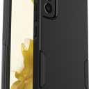 OtterBox Galaxy S22+ Commuter Series Case - BLACK, slim & tough, pocket-friendly, with port protection