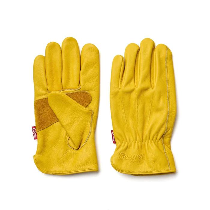 SEAGER X COORS BANQUET BALE WORK GLOVES YELLOW
