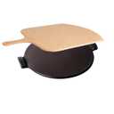 Emile Henry 14.5 Inch Pizza Stone & Peel Gift Set, Charcoal, Broken and Missing Part