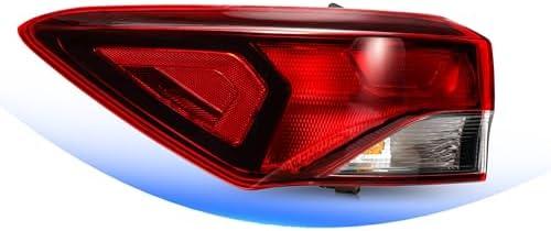 STRECOS Tail Lights for 2021 2022 2023 2024 2025 Chevy Trailblazer LT LS L | Outer Taillight Rear Turn Signal Brake Lamp Assembly w/Harness and Bulbs Replace 42825751 (Left Driver Side)